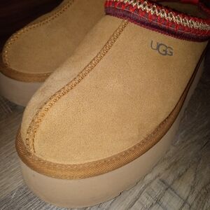 UGG Men's Brown Suede Slip-Ons